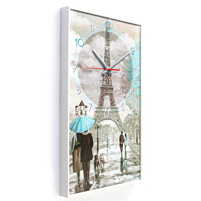 Часы-картина настенные, серия: Интерьер, "Париж", плавный ход, 57 х 35 х 4 см - фото 4 - id-p199418288