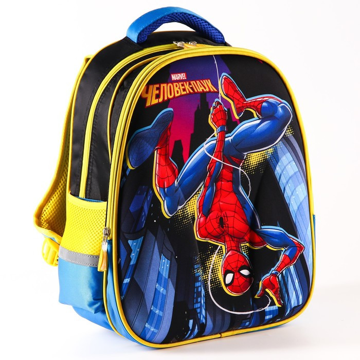 Рюкзак школьный, 39 см х 30 см х 14 см, Человек-паук - фото 4 - id-p199430313
