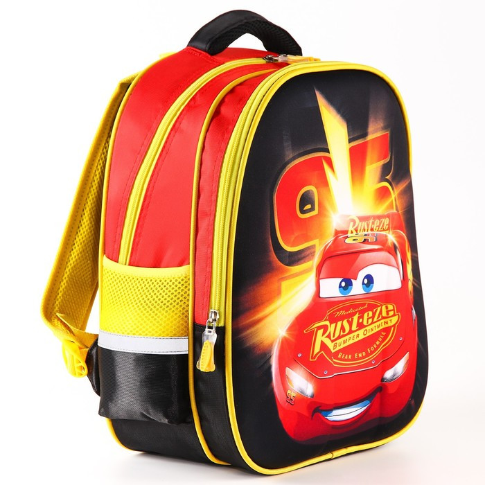Рюкзак школьный "95" 39 см х 30 см х 14 см, Тачки - фото 8 - id-p199430320