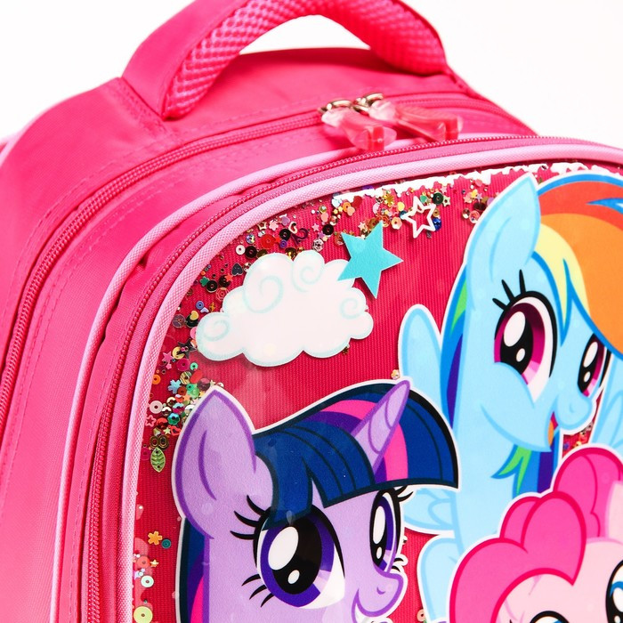 Рюкзак школьный "Пони", 39 см х 30 см х 14 см, My little Pony - фото 4 - id-p199430322