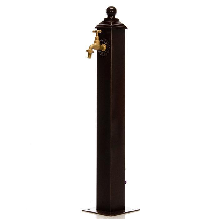 Водозаборная колонка, 16 × 16 × 79 см, темно-коричневая - фото 1 - id-p199438370