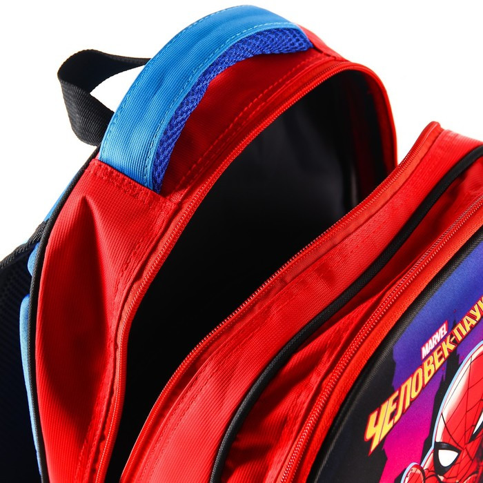 Рюкзак школьный, 39 см х 30 см х 14 см, Человек-паук - фото 3 - id-p199430378
