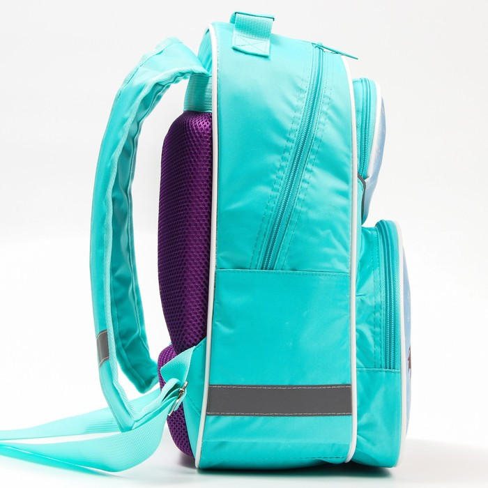Рюкзак школьный с эргономической спинкой, 37х26х15 см, Холодное сердце - фото 5 - id-p199430418