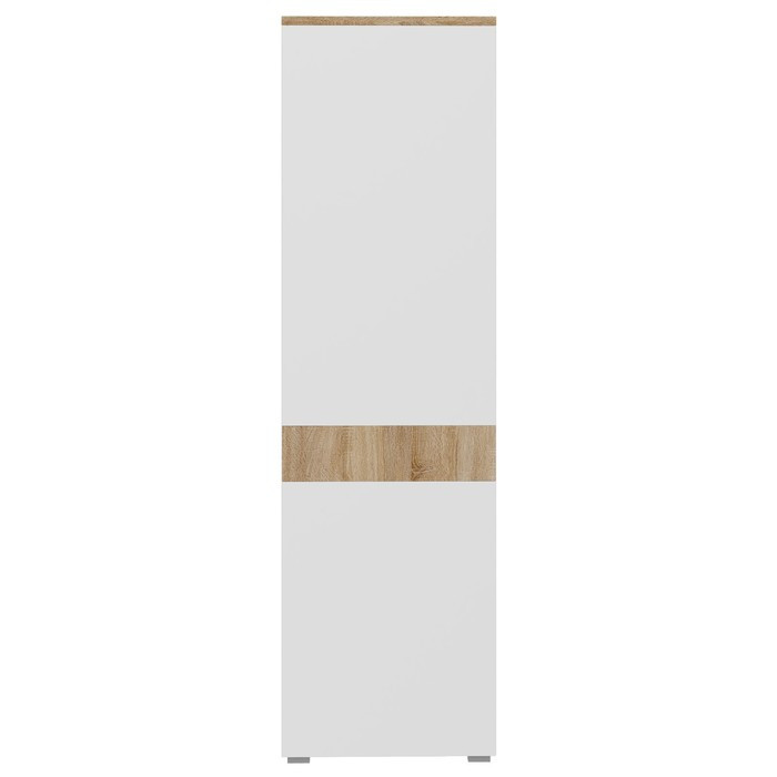 Шкаф 1-створчатый «Куба 1732.М2», 580 × 380 × 1995 мм, цвет дуб сонома / белый матовый - фото 4 - id-p199433507