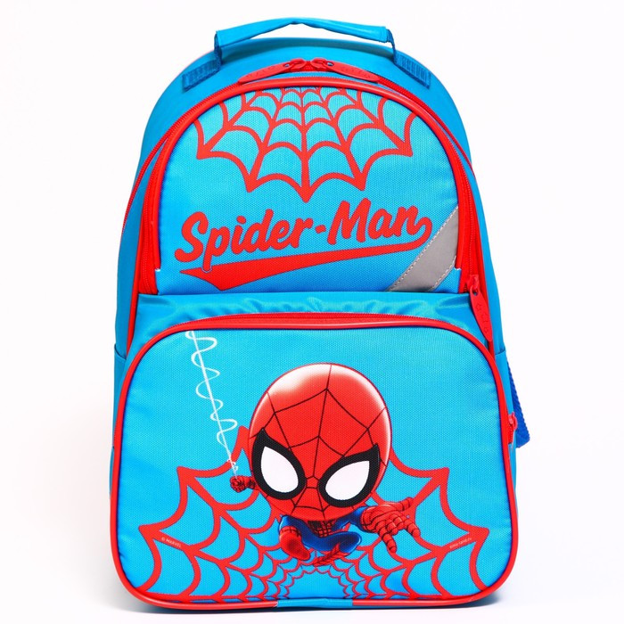 Рюкзак школьный с эргономической спинкой, 37х26х15 см, Человек-паук - фото 2 - id-p199430424