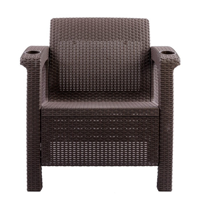 Кресло "Ротанг", 73х70х79 см, цвет мокко - фото 2 - id-p199440536
