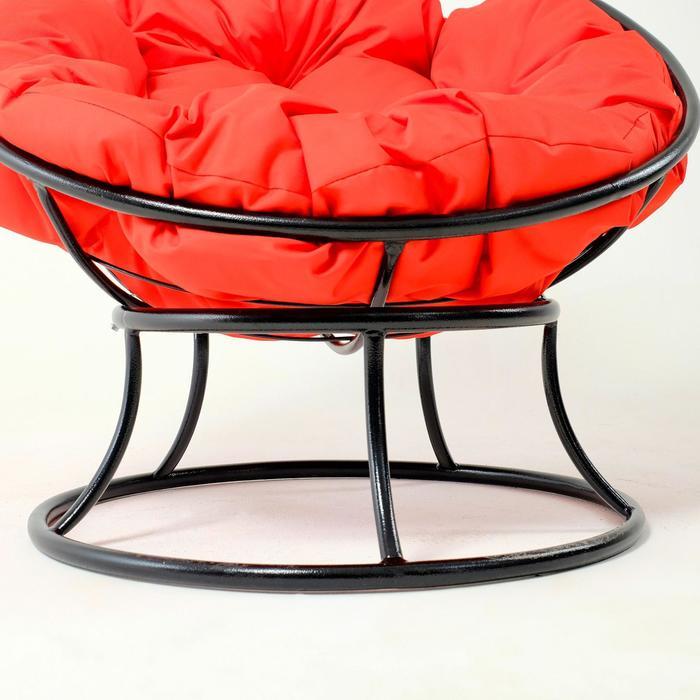 Кресло "Папасан" мини, с красной подушкой, 81х68х77см - фото 4 - id-p199440538