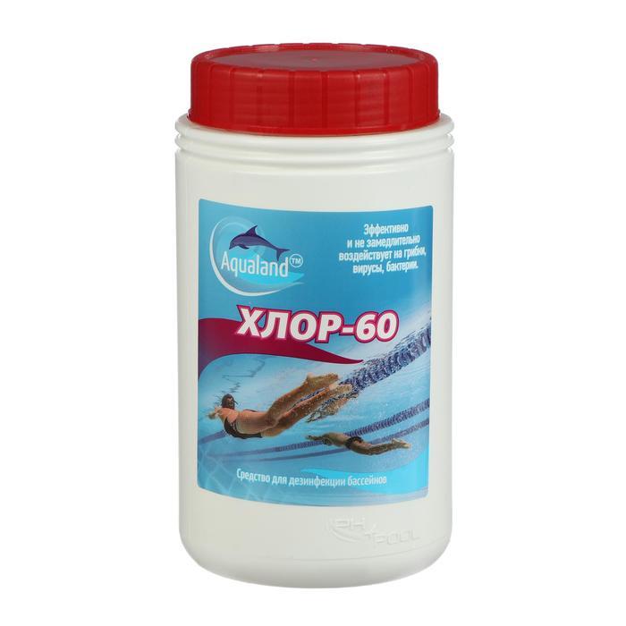 Дезинфицирующие средство Aqualand Хлор-60, гранулы, 1 кг - фото 3 - id-p199438545