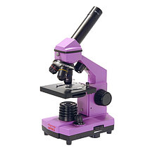 Микроскоп школьный Эврика 40х-400х в кейсе, цвет аметист