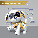 Робот-собака «Чаппи», русское озвучивание, световые и звуковые эффекты, цвет золотой, фото 5