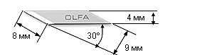 Лезвия OLFA KB-3 (для ножей AK-3) (Япония)