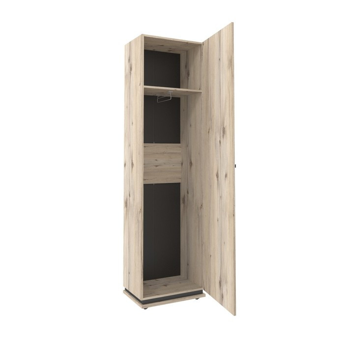 Шкаф для одежды и белья Nature 8, 560 × 416 × 2116 мм, цвет гаскон пайн / чёрный - фото 2 - id-p199433679