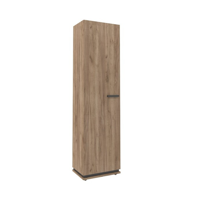 Шкаф для одежды и белья Nature 8, 560 × 416 × 2116 мм, цвет дуб табачный сraft / чёрный - фото 3 - id-p199433680