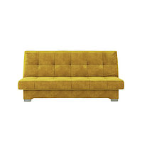 Прямой диван «Осло», механизм книжка, велюр, цвет горчичный