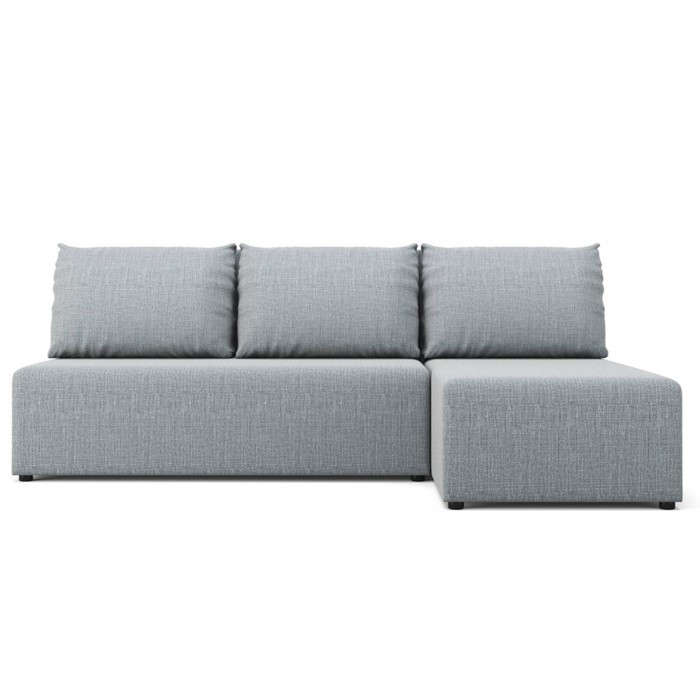 Угловой диван «Алиса», еврокнижка, рогожка savana/arben, цвет grey - фото 1 - id-p199432756