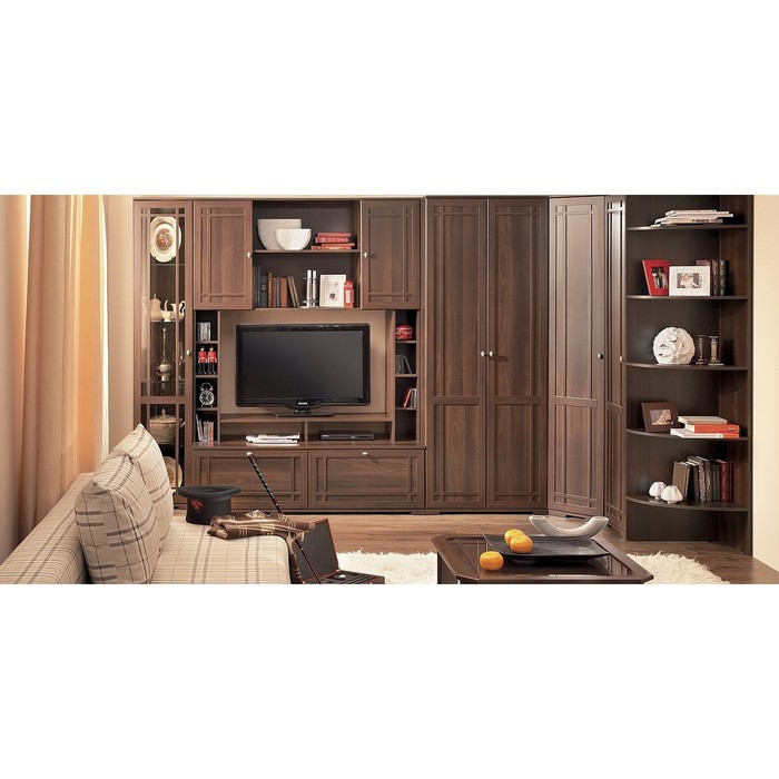 Шкаф для одежды Sherlock 11, 798 × 400 × 2107 мм, цвет орех шоколадный - фото 4 - id-p199433789