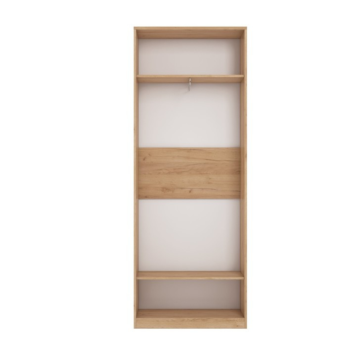 Шкаф для одежды «Денвер», 782 × 374 × 2088 мм, 2 двери, 1 ящик, дуб крафт золотой / графит - фото 2 - id-p199433821