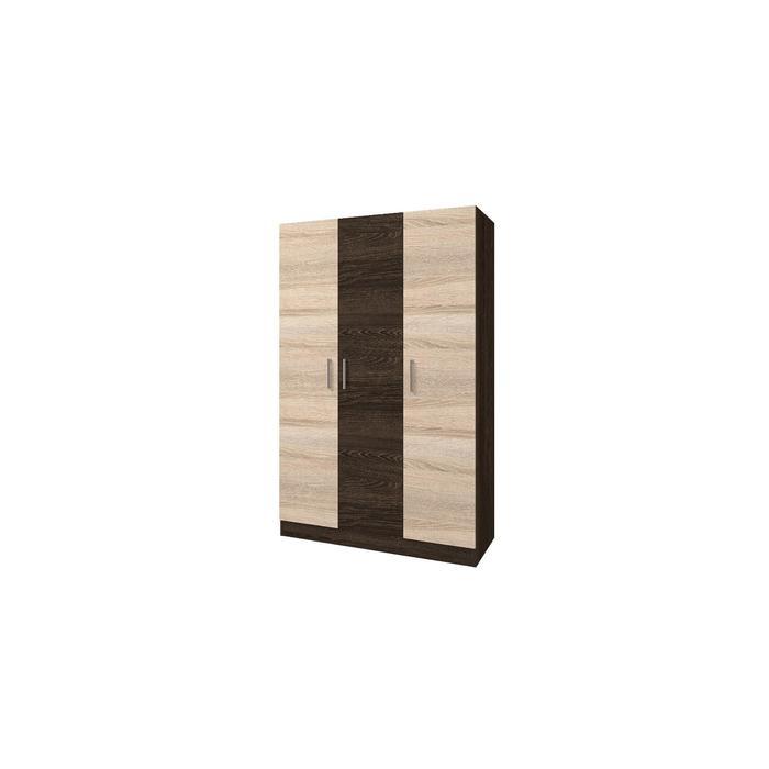 Шкаф 3-х створчатый без зеркала «Леси», 120 × 46,6 × 190 см, цвет кантербери/сонома - фото 1 - id-p199433855