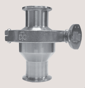 Inline check valve LKC-2 W/ W 63.5/ 63.5 EN10357-D/ EN10357 140°C - фото 1 - id-p199449847