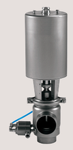 Double seal seat valve SMP-BC-W-51-30-NC-EPDM-316L AIR: Rp⅛-CIP: R 3/8"-LEAK: R⅜"-Standard