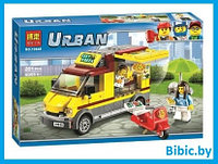 Детский конструктор Фургон пиццерия 10648 Urban машинка городская серия сити город cities аналог лего lego