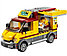 Детский конструктор Фургон пиццерия 10648 Urban машинка городская серия сити город cities аналог лего lego, фото 3