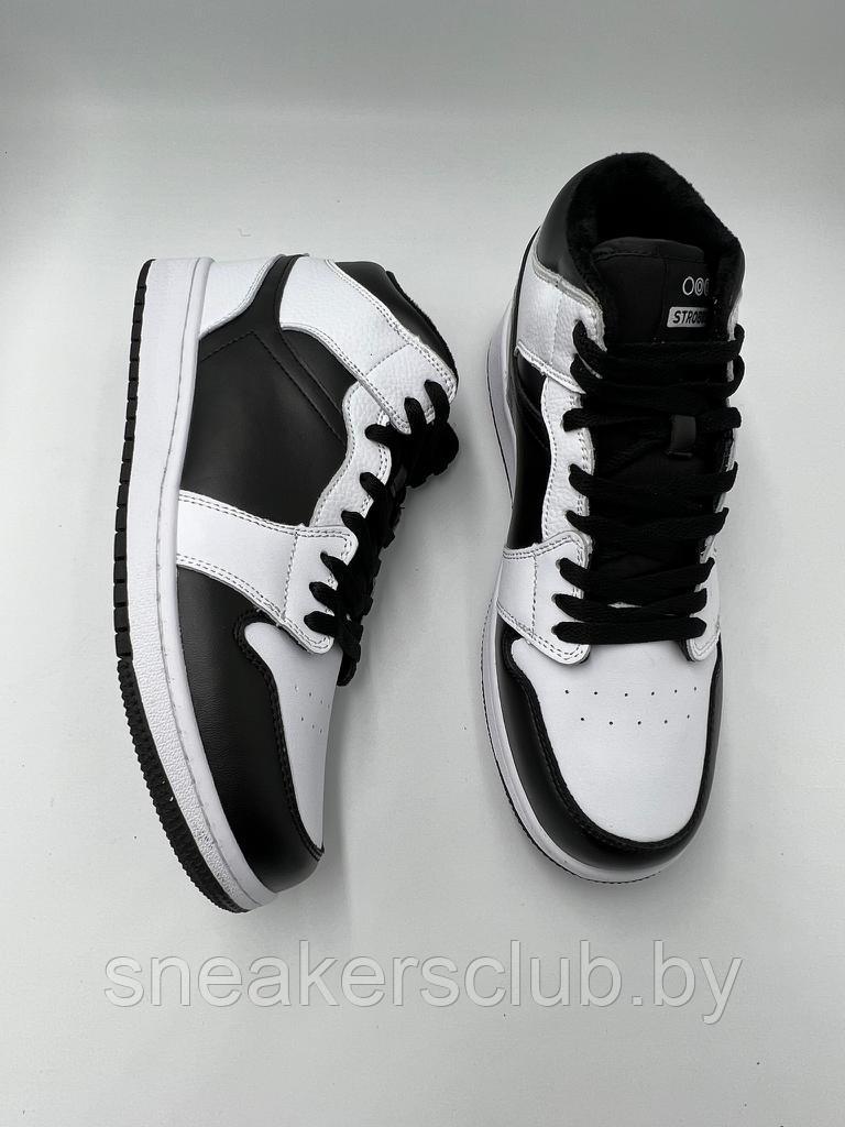 Кроссовки женские зимние Nike Air Jordan 1 / высокие кроссовки / повседневные - фото 6 - id-p198045028