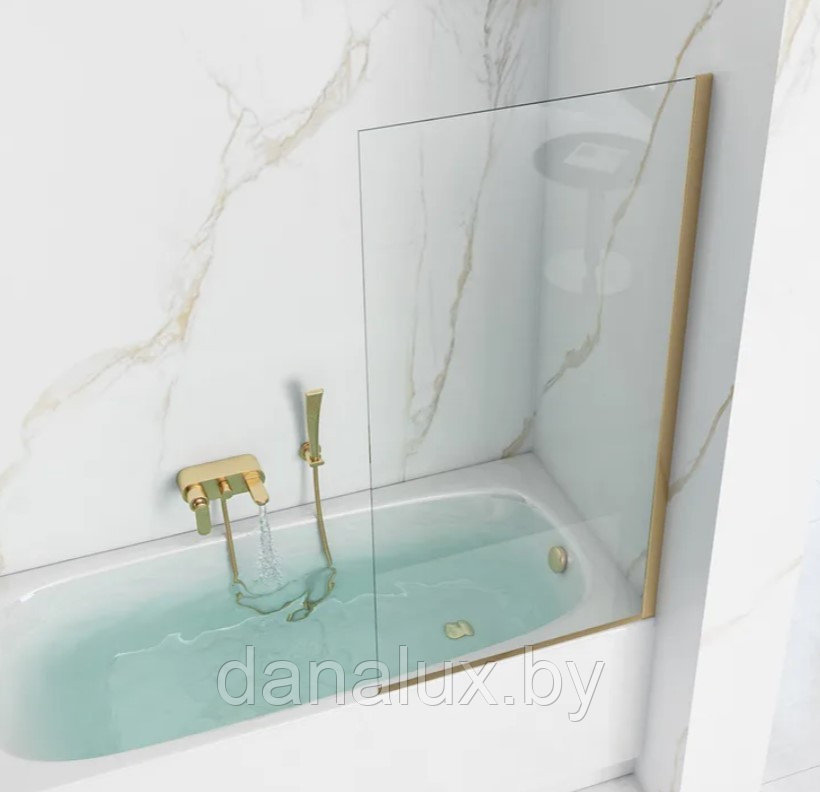 Шторка на ванную Rea Elegant Gold 70 W5600 (70х140) - фото 2 - id-p199451970
