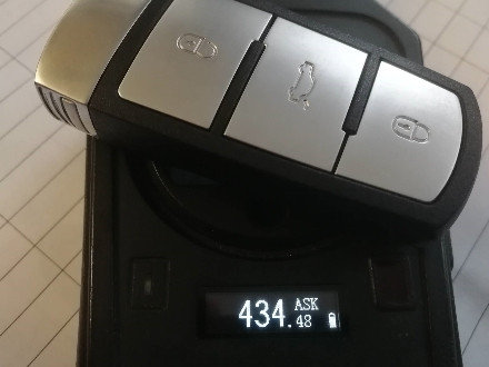 Ключ Volkswagen Passat B6, B7, CC бесключевой доступ, фото 2