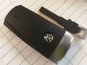 Ключ Volkswagen Passat B6, B7, CC бесключевой доступ, фото 3