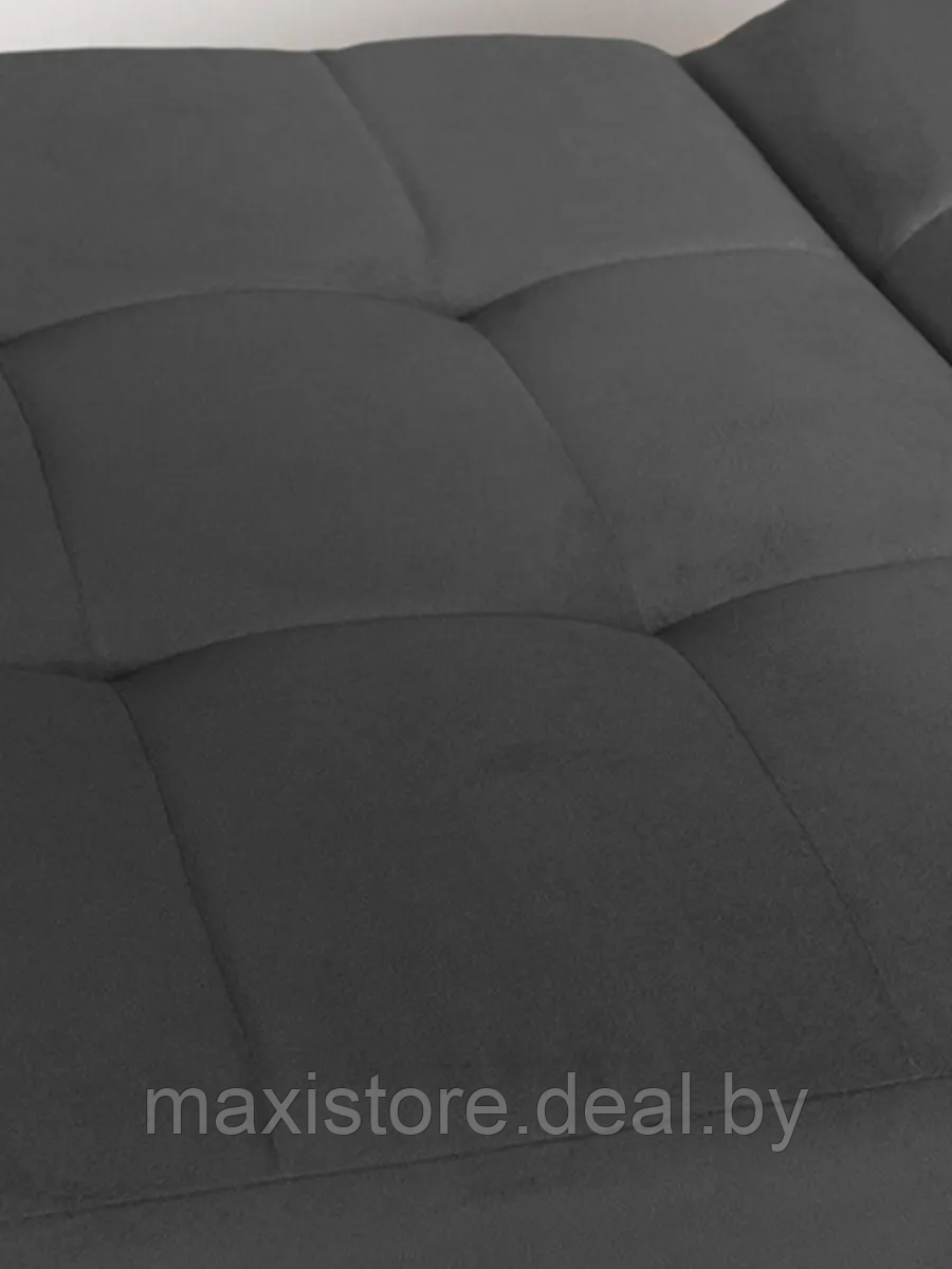 Анатомическая кушетка "Лофт Велюр" Темно-серый - фото 6 - id-p199474825