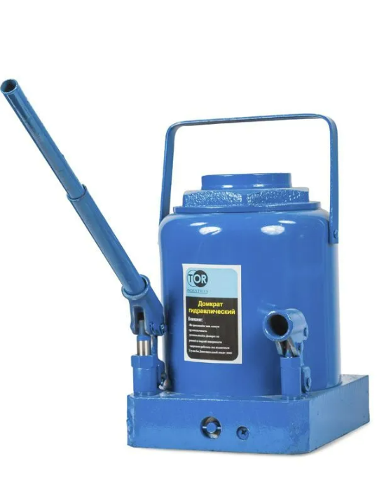 Домкрат гидравлический телескопический TOR, 20 т, 235–520 мм (2 уровня)