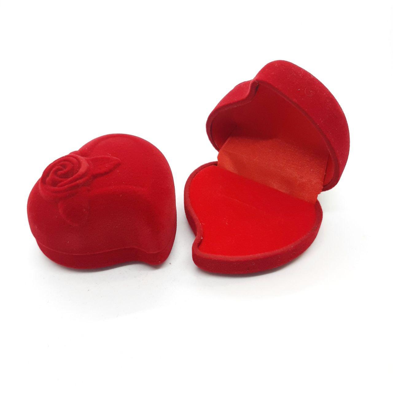 Бархатная коробочка сердце с розой (6 на 6 см) - фото 2 - id-p115840638