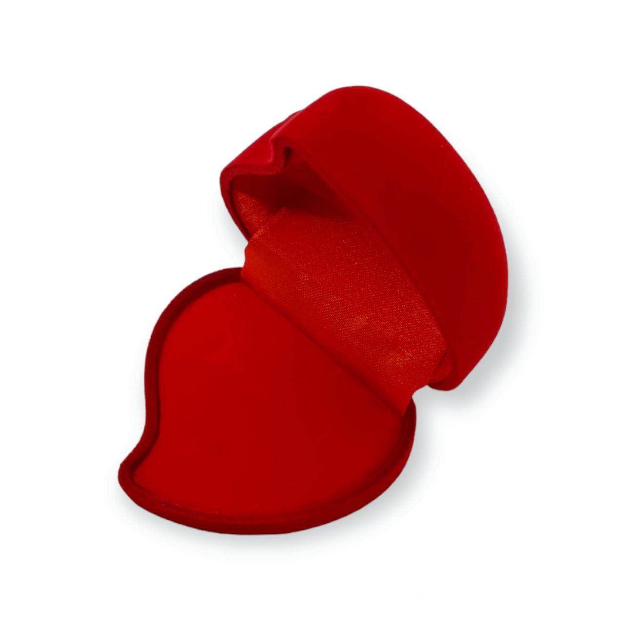 Бархатная коробочка сердце с розой (6 на 6 см) - фото 3 - id-p115840638