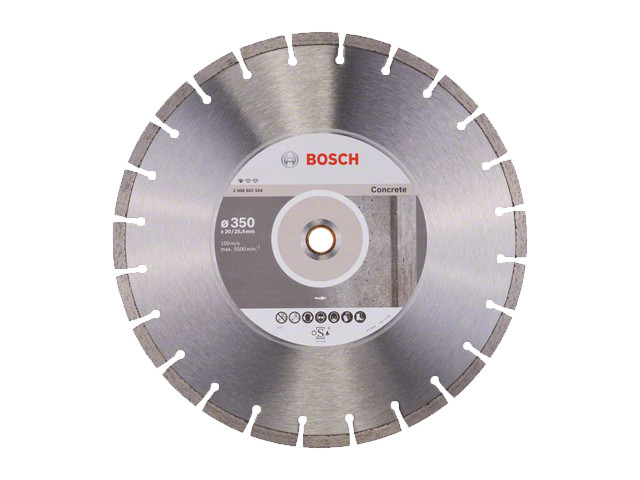 Алмазный круг Bosch 350х20/25,4мм бетон Professional (2608602544) - фото 1 - id-p199476311