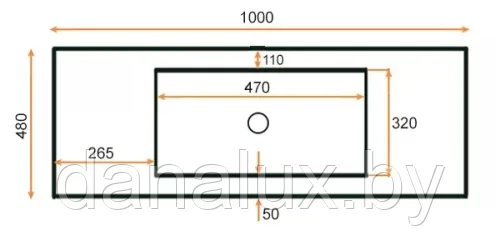 Тумба с умывальником Vela Бриз 100Н (умывальник Andrea NAS 1000) - фото 10 - id-p199521386