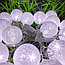Гирлянда Новогодняя Шар хлопковый Тайские фонарики 20 шаров, 5 м Зеленая, фото 9