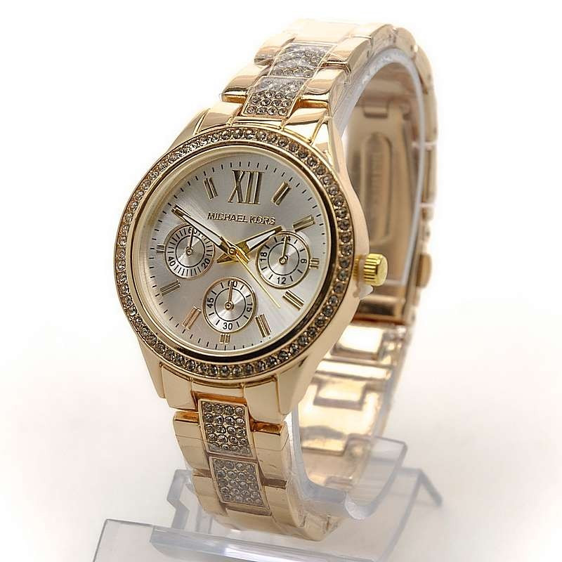 Элегантные женские часы на металлическом браслете MICHAEL KORC - фото 2 - id-p199523984