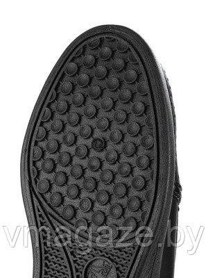 Туфли женские с перфорацией,натуральная кожа (цвет черный) - фото 4 - id-p199523979