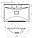 Тумба Дана Каскад 65 напольная на 3 ящика (цвет дуб галифакс) с умывальником Andrea Elen 650 (650х446х110), фото 7