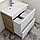 Тумба Дана Каскад 65 напольная на 2 ящика (цвет дуб галифакс/белый) с умывальником Andrea Elen 650, фото 2