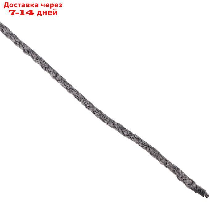 Шнур для вязания "Классик" без сердечника 100% полиэфир ширина 4мм 100м (серый) - фото 2 - id-p199386569