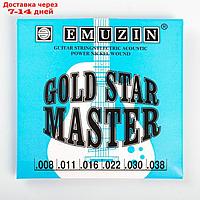 Струны "GOLD STAR MASTER" с обмоткой из нержавеющей стали /.008 - .038/