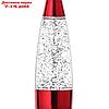 Светильник ночник Лава "Ракета хром", 19 см (от 3хLR44) красный блеск, фото 10