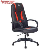 Кресло игровое VIKING-9/BL+RED черный/красный искусст.кожа/ткань