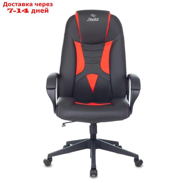 Кресло игровое VIKING-9/BL+RED черный/красный искусст.кожа/ткань - фото 2 - id-p199383922