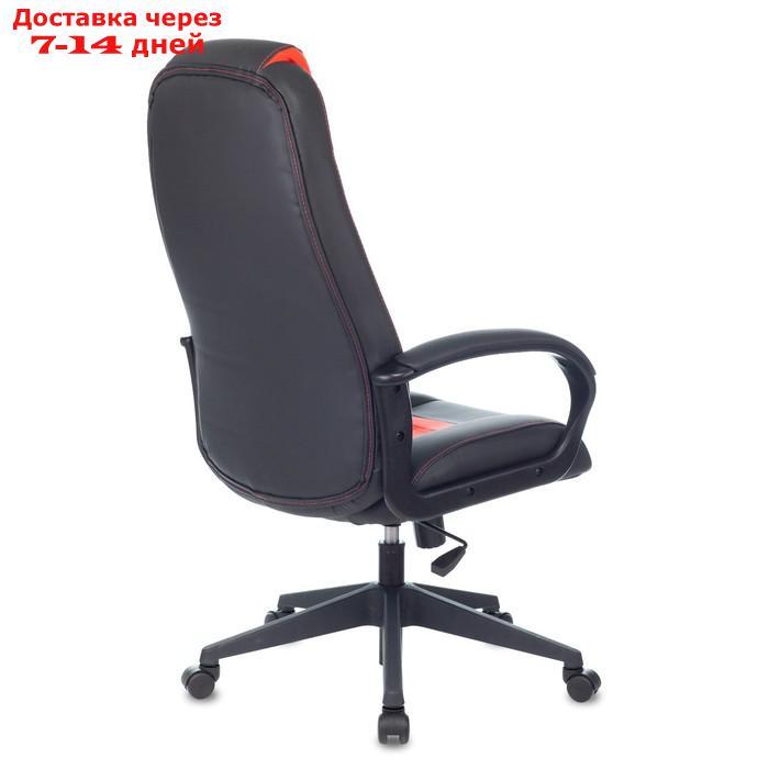 Кресло игровое VIKING-9/BL+RED черный/красный искусст.кожа/ткань - фото 4 - id-p199383922