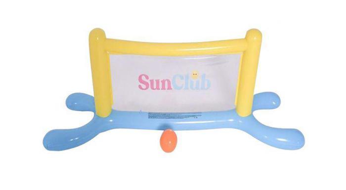 Надувная плавающая волейбольная сетка для бассейна Sunclub 35035