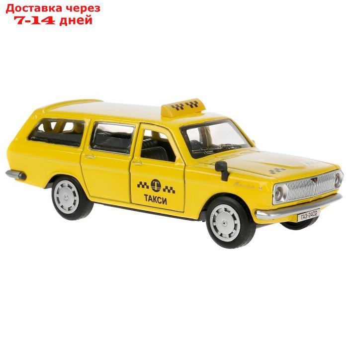 Машина металл. "ГАЗ-2402 "Волга" такси", 12 см, двери, багаж, цвет желтый 2402-12TAX-YE - фото 5 - id-p199385972