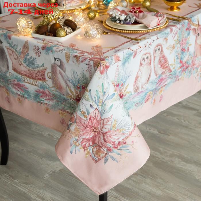 Набор столовый "Pink magic" скат.150х110см +/-3см с ГМВО, салф.40х40см-4 шт, хл100% - фото 3 - id-p199386941